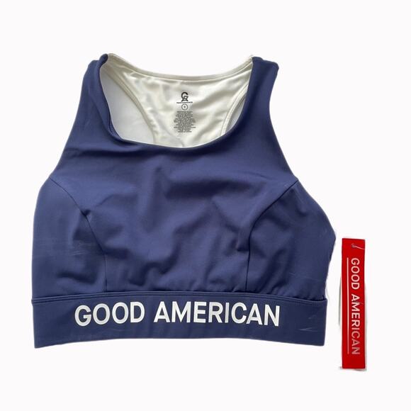 NWT Good American Core Power Sports Bra Sz XS - Picture 1 of 4